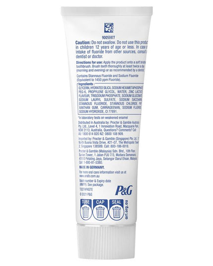 Oral B Gum Care & Enamel Restore Toothpaste 110g