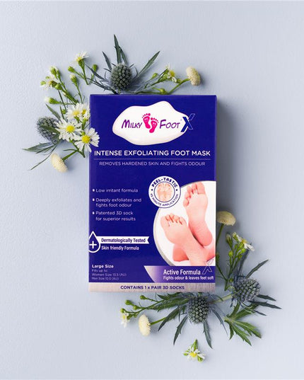 Milky Foot Active Intense Exfoliating Foot Mask Large