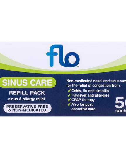 FLO Sinus Care Refill Pack 50 Sachets