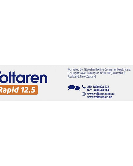 Voltaren Rapid 12.5mg Pain Relief Tablets 20