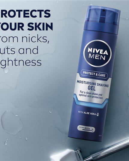NIVEA MEN Protect & Care Shaving Gel Moisturising 200ml