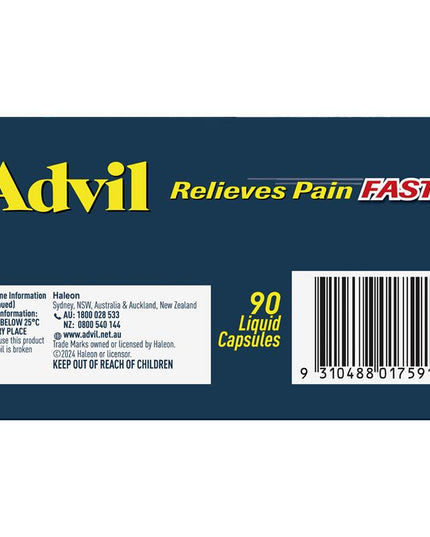 Advil Liquid Capsules 90