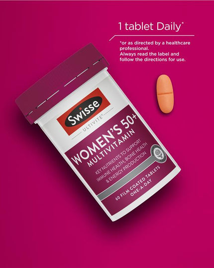 Swisse Womens Multivitamin 50+ 60 Tablets