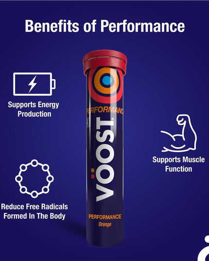 Voost Vitamin B+ Orange Performance Effervescent 20 Tablets