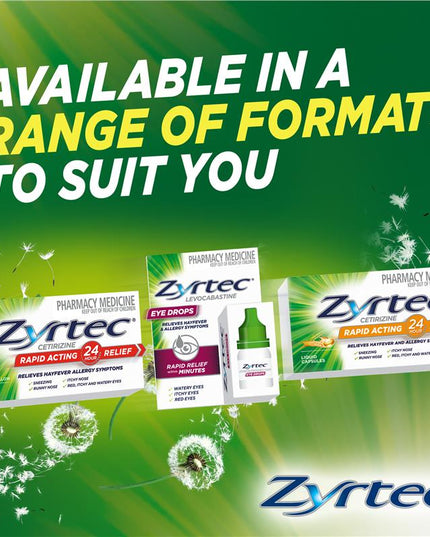 Zyrtec Antihistamine Hayfever & Allergy Nasal Spray 10mL