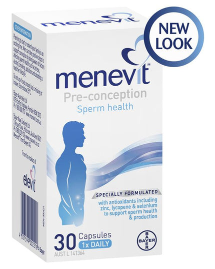 Menevit 30 Capsules NEW