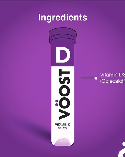 Voost Vitamin D Effervescent 20 Tablets