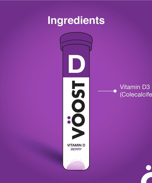 Voost Vitamin D Effervescent 20 Tablets