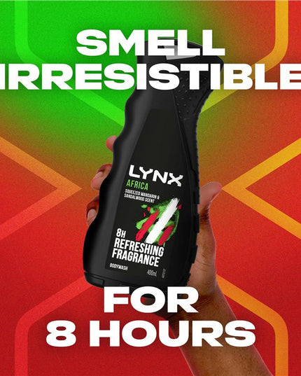 Lynx Black Shower Gel Africa 400ml