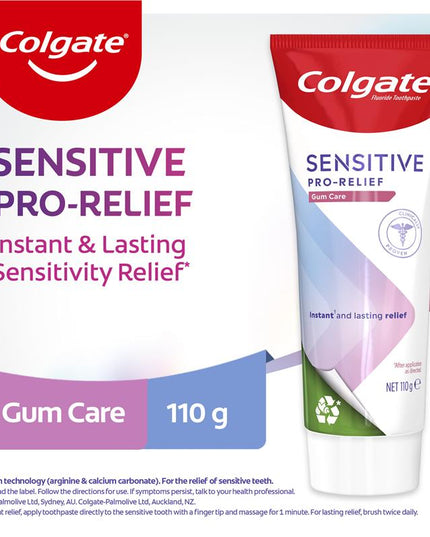 Colgate Toothpaste Sensitive Pro Relief Gum Care 110g