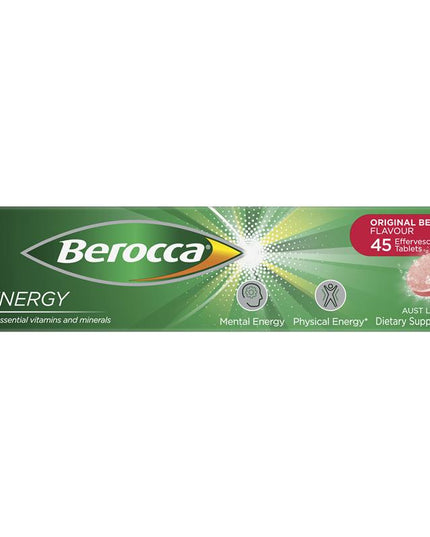 Berocca Energy Original Berry 45 Effervescent Tablets
