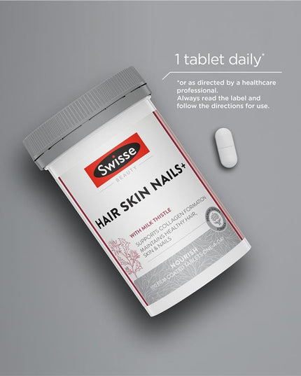 Swisse Beauty Hair Skin Nails+ 100 Tablets