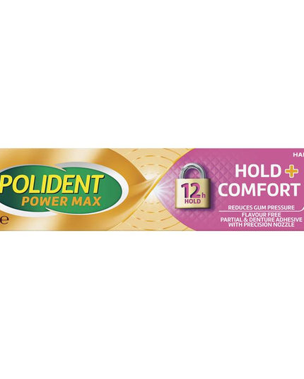 Polident Max Hold + Comfort Adhesive Cream 40g