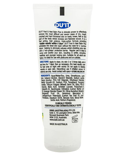 DU'IT Foot & Heel Balm Plus Dry Skin Foot Cream 50g