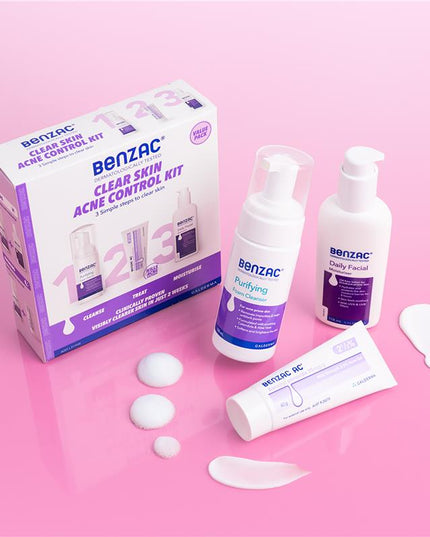 Benzac Acne Control 3 Step Acne Starter Kit