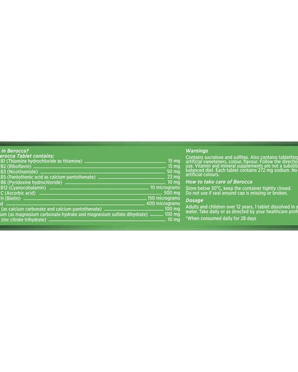 Berocca Energy Original Berry 30 Effervescent Tablets