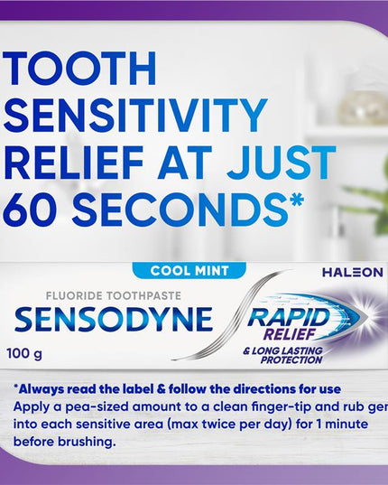 Sensodyne Sensitive Teeth Pain Rapid Relief Toothpaste 100g