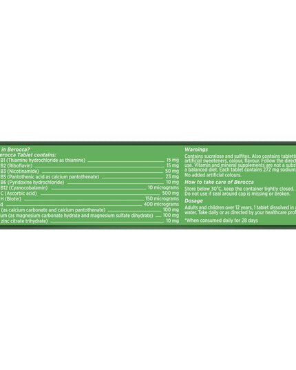 Berocca Energy Original Berry 45 Effervescent Tablets
