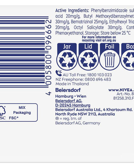 NIVEA Daily Essentials Hydrating Face Moisturiser SPF30 50ml