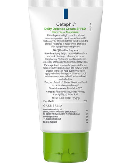 Cetaphil Daily Defence SPF50 50g