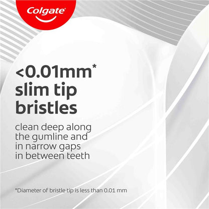 Colgate SlimSoft Charcoal Toothbrush Soft with charcoal infused bristles