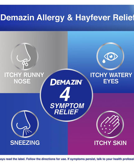 Demazin Allergy + Hayfever Relief Non-Drowsy 30 Tablets