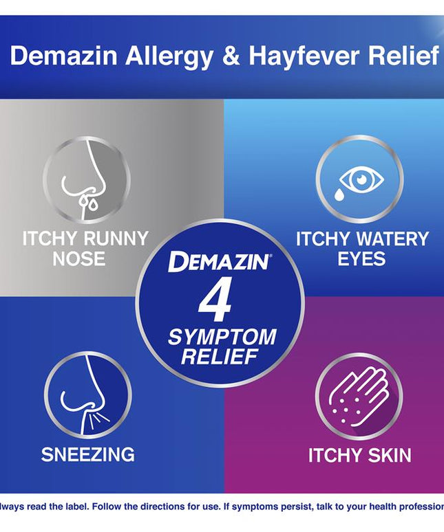 Demazin Allergy + Hayfever Relief Non-Drowsy 30 Tablets