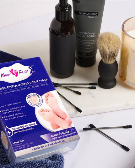 Milky Foot Active Intense Exfoliating Foot Mask Large