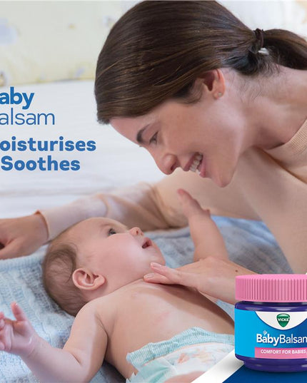 Vicks Baby Balsam Decongestant Chest Rub 50g