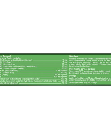 Berocca Energy Orange 45 Effervescent Tablets