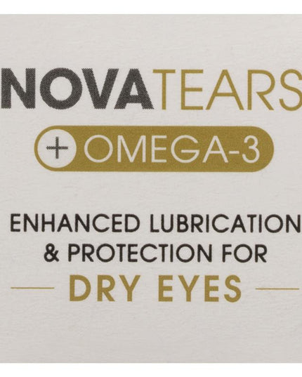 Nova Tears + Omega3 Preservative Free Lubricating Eye Drops 3ml