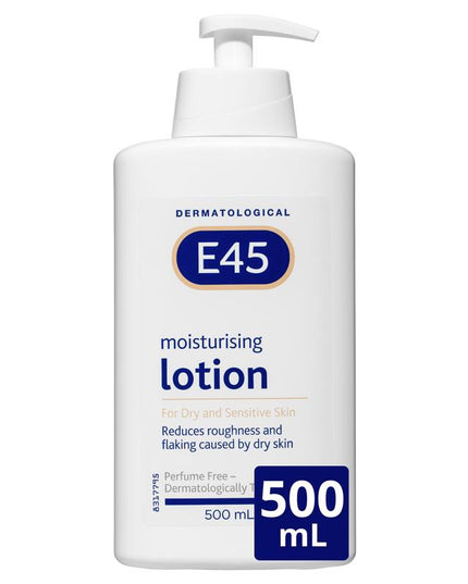 E45 Moisturising Lotion for Dry Skin 500ml