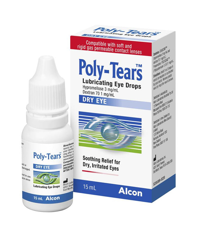 Poly Tears Eye Drops 15ml