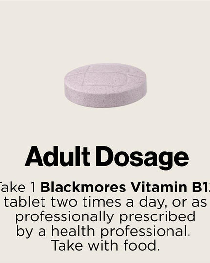 Blackmores B12 100MCG 75 Tablets