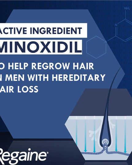Regaine Men's Extra Strength Minoxidil Foam Hair Regrowth Treatment 60g