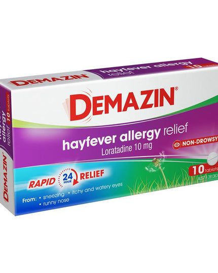 Demazin Allergy & Hayfever 10 Tablets