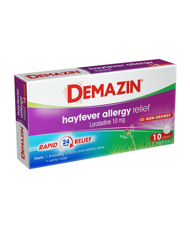 Demazin Allergy & Hayfever 10 Tablets