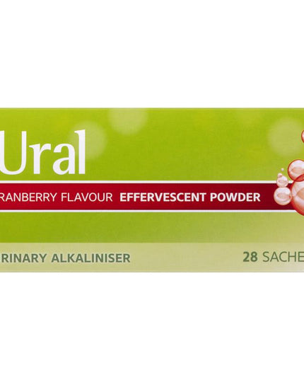 Ural Effervescent Powder Cranberry 28 Sachets