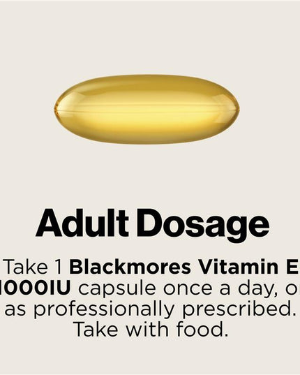 Blackmores Vitamin E 1000IU 30 Capsules