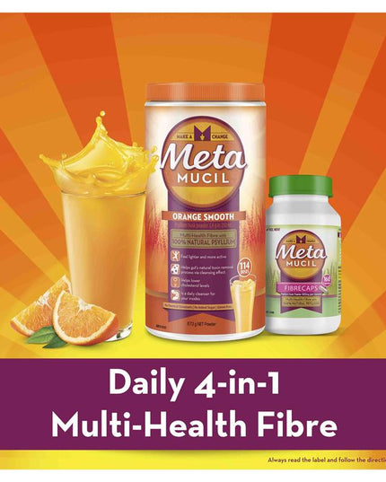 Metamucil Fibre Supplement Orange 48 Dose 528g