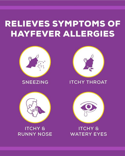 Telfast Hayfever Allergy Relief 180mg Antihistamine Tablets Non-Drowsy - 30 Pack