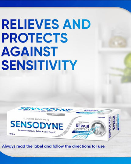 Sensodyne Sensitive Teeth Pain Repair & Protect Whitening Toothpaste 100g