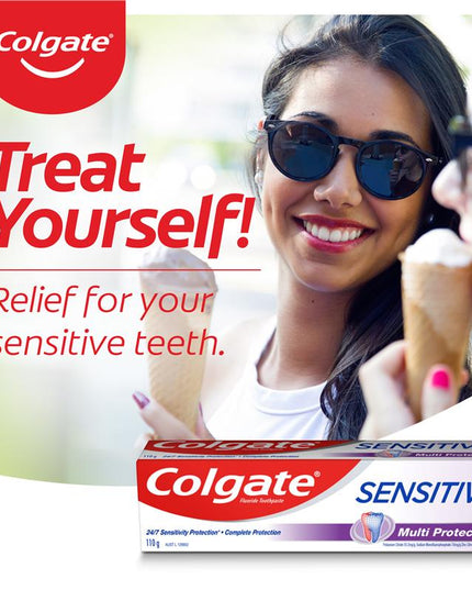 Colgate Toothpaste Sensitive Teeth Pain Multi Protection 110g