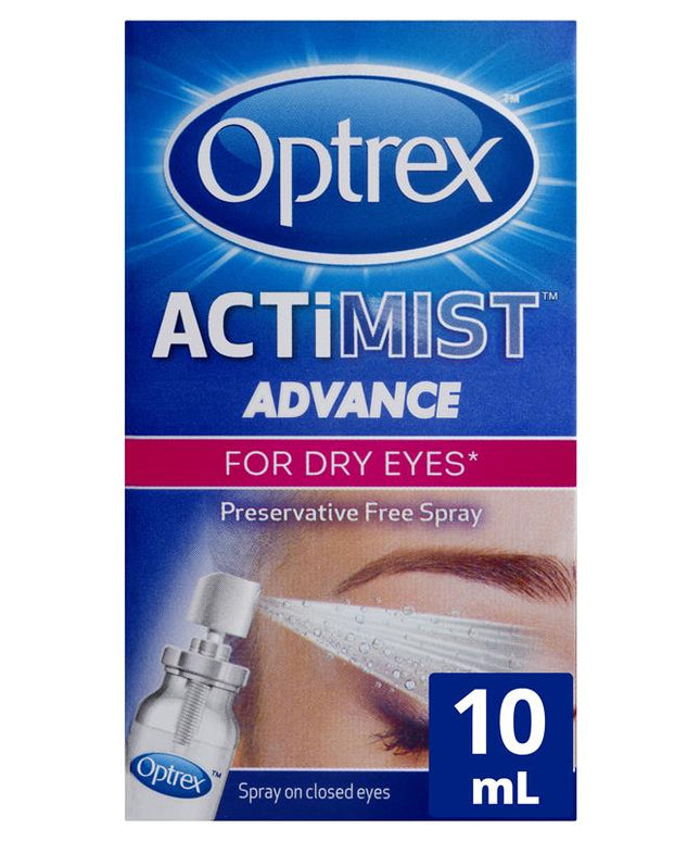 Optrex Advance Actimist Preservative Free Dry Eye Spray 10ml