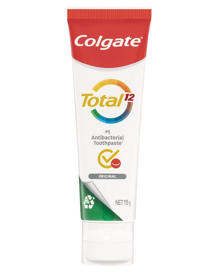 Colgate Toothpaste Total Original Antibacterial & Fluoride 115g