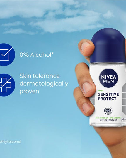 NIVEA MEN Sensitive Protect 48H Roll On Deodorant 50ml