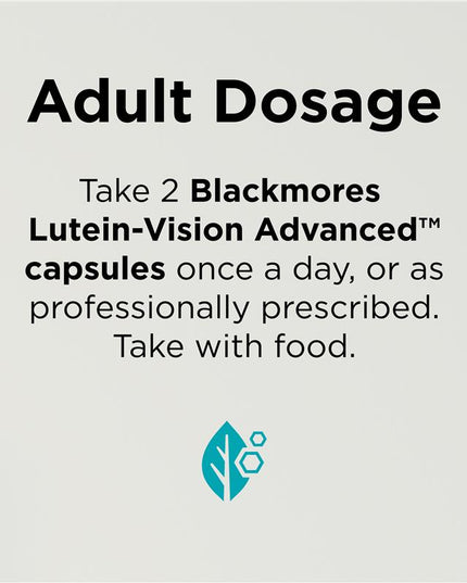 Blackmores Lutein Vision Advanced 60 Capsules