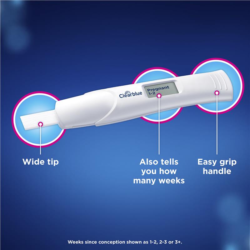 Clearblue Digital Pregnancy Test Weeks Indicator 2 Tests