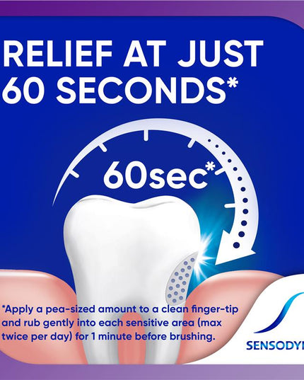Sensodyne Sensitive Teeth Pain Rapid Relief Toothpaste 100g