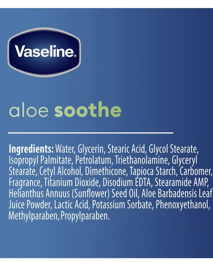 Vaseline Intensive Care Body Lotion Aloe Soothe 750ml